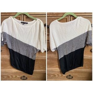 White House Black Market Asymmetrical Dressy Top